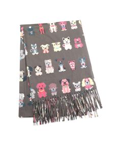 24339 Dogs Scarf