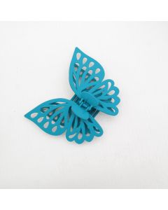 HC1046 Butterfly Turquoise Claw Clip