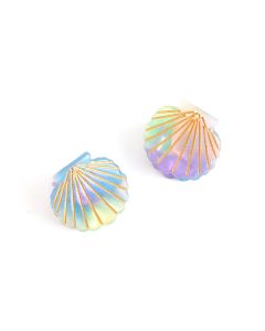 HH0001 Mini Hair Claws Pair Shell Multi