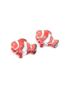 HH0055 Mini Crownfish Hair Clips Twin Pack 