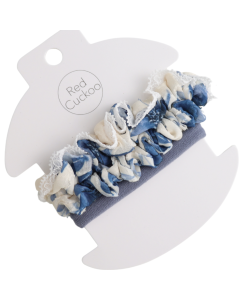 HH0826 Scrunchies Pack Of 3 Cream Blue