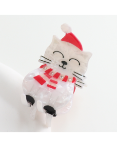 HH0840 Xmas Cat Hair Claw Clip 