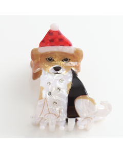 HH0841 Xmas Dog Hair Claw Clip