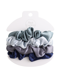 HH0884 Scrunchies Pack Of 4 Grey