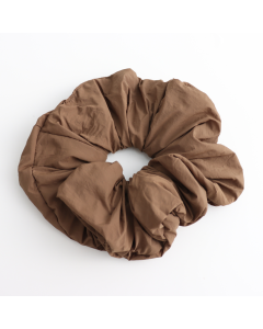 HH0893 Oversized Quilted Scrunchie Brown