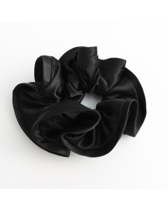 HH0918 Silky Scrunchie Black