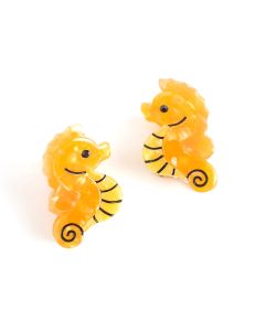 HH0964 Seahorse Hair Claw Clips Twin Pack
