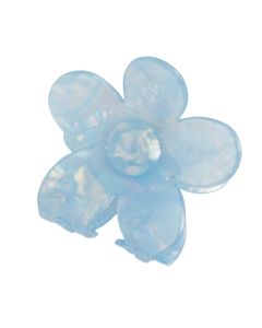 HH0965 Flower Hair Claw Clip Blue