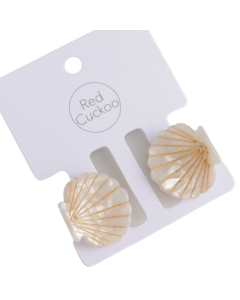 HH0995 Mini Hair Claws Pair Shell White