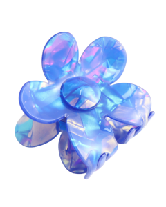 HH1013 Flower Hair Claw Clip Denim