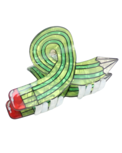 HH1022 Green Pencil Hair Claw Clip