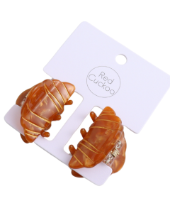 HH1275 Mini Croissant Hair Claw Clips Twin Pack